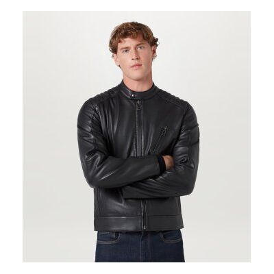 Belstaff para homem. 100038 Jaqueta de couro V Racer preta (50), Preto, Casual, Pele Belstaff para homem. 100038 Jaqueta de couro V Racer preta (50), Preto, Casual, Pele