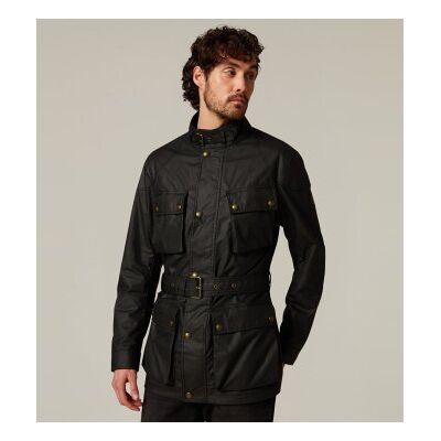 Belstaff para homem. 105310 Jaqueta Trialmaster preto (48), Casual, Algodão Belstaff para homem. 105310 Jaqueta Trialmaster preto (48), Casual, Algodão