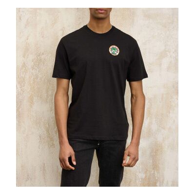 Blauer para homem. 25SBLUH02274 T-shirt Miami Addington preta (S), Preto, Casual, Algodão, Manga curta Blauer para homem. 25SBLUH02274 T-shirt Miami Addington preta (S), Preto, Casual, Algodão, Manga curta