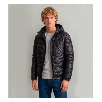 Blauer para homem. 26WBLUC03064 Casaco acolchoado Wave preto (XXL), Casual, Poliamida Blauer para homem. 26WBLUC03064 Casaco acolchoado Wave preto (XXL), Casual, Poliamida