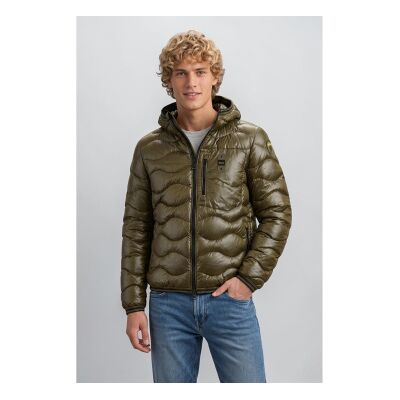 Blauer para homem. 26WBLUC03064 Casaco acolchoado Wave verde-oliva (M), Casual, Poliamida Blauer para homem. 26WBLUC03064 Casaco acolchoado Wave verde-oliva (M), Casual, Poliamida