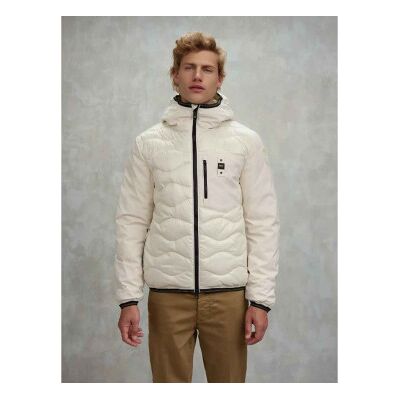 Blauer para homem. 25WBLUC08078 Albert casaco em branco em branco (L), Bege, Casual, Poliéster Blauer para homem. 25WBLUC08078 Albert casaco em branco em branco (L), Bege, Casual, Poliéster