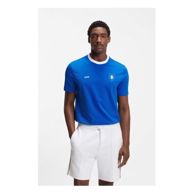 BOSS para homem. 50562134 T-shirt Lux azul (XXL), Casual, Algodão, Manga curta BOSS para homem. 50562134 T-shirt Lux azul (XXL), Casual, Algodão, Manga curta