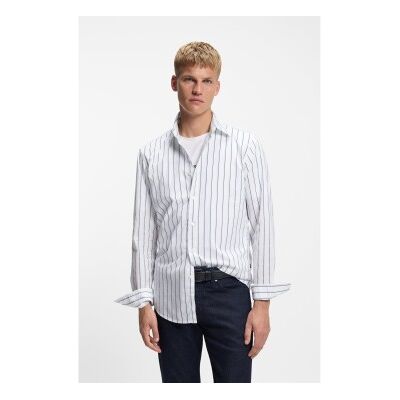 BOSS para homem. 50553704 Camisa Regular Fit branca (XL), Branco, Casual, Algodão, Manga comprida BOSS para homem. 50553704 Camisa Regular Fit branca (XL), Branco, Casual, Algodão, Manga comprida