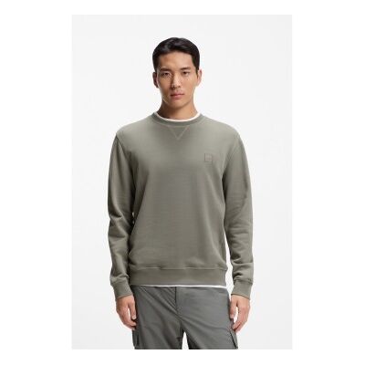 BOSS para homem. 50509323 Sweatshirt Applique logotipo verde (XL), Casual, Algodão BOSS para homem. 50509323 Sweatshirt Applique logotipo verde (XL), Casual, Algodão