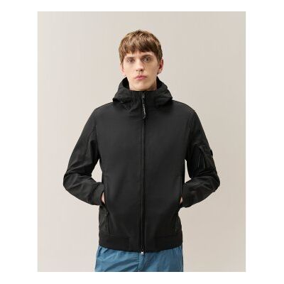 C.P. Company para homem. RFCMOW701A006097A Jaqueta Lisa Curta preto (S), Casual, Poliéster C.P. Company para homem. RFCMOW701A006097A Jaqueta Lisa Curta preto (S), Casual, Poliéster
