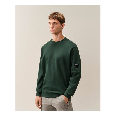 C.P. Company para homem. 21CMSS713A005086W Moletom Crew Lens verde (L), Casual, Algodão C.P. Company para homem. 21CMSS713A005086W Moletom Crew Lens verde (L), Casual, Algodão