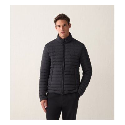 Colmar para homem. 1246 Casaco leve para baixo com gola acolchoada preto (48), Casual, Polister Reciclado, Sustentável Colmar para homem. 1246 Casaco leve para baixo com gola acolchoada preto (48), Casual, Polister Reciclado, Sustentável