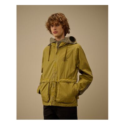 C.P. Company para homem. 20CMOW110A110543D Casaco 50 Fili Wax Explorer verde amarelado (L), Casual, Algodão C.P. Company para homem. 20CMOW110A110543D Casaco 50 Fili Wax Explorer verde amarelado (L), Casual, Algodão