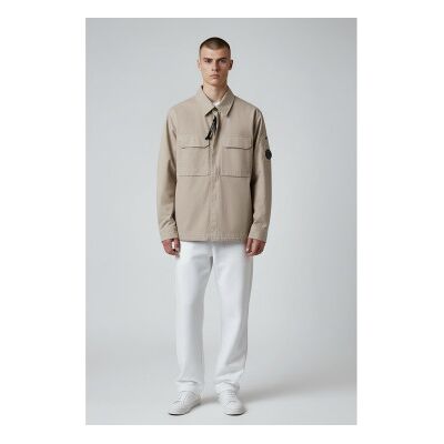 C.P. Company para homem. 20CMOS156A110143G Casaco de camisola bege (XXL), Casual, Algodão C.P. Company para homem. 20CMOS156A110143G Casaco de camisola bege (XXL), Casual, Algodão