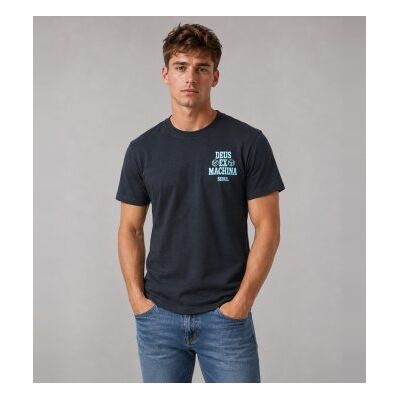 Deus Ex Machina para homem. D263MTS379 Camisa Seoul Ceramic preta (M), Preto, Casual, Manga curta, Algodão Reciclado Deus Ex Machina para homem. D263MTS379 Camisa Seoul Ceramic preta (M), Preto, Casual, Manga curta, Algodão Reciclado