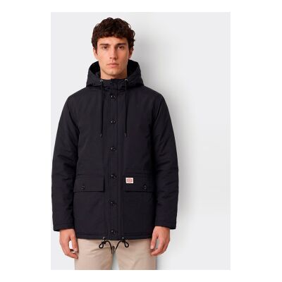 Deus Ex Machina para homem. D263MJK308 Jaqueta acolchada Throsby preto (S), Casual, Algodão Deus Ex Machina para homem. D263MJK308 Jaqueta acolchada Throsby preto (S), Casual, Algodão
