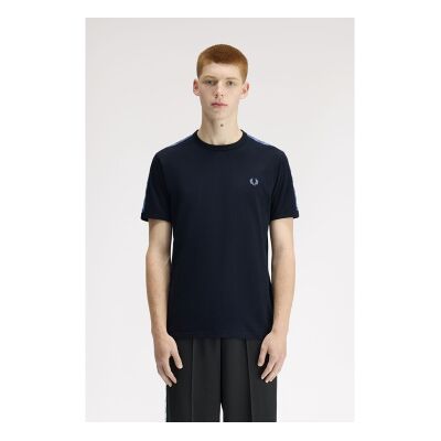 Fred Perry para homem. M4613 T-shirt M4613 azul (M), Casual, Algodão, Manga curta Fred Perry para homem. M4613 T-shirt M4613 azul (M), Casual, Algodão, Manga curta