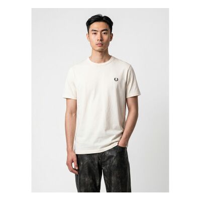 Fred Perry para homem. M3519 T-shirt bege (XXL), Casual, Algodão, Manga curta Fred Perry para homem. M3519 T-shirt bege (XXL), Casual, Algodão, Manga curta