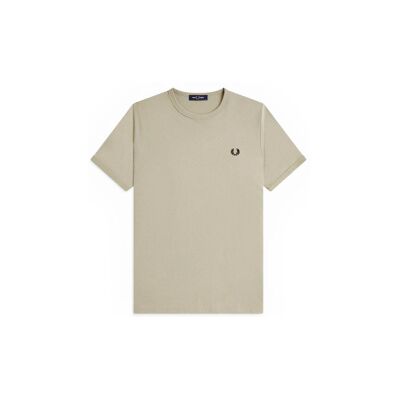 Fred Perry para homem. M3519 T-shirt verde (S), Casual, Algodão, Manga curta Fred Perry para homem. M3519 T-shirt verde (S), Casual, Algodão, Manga curta