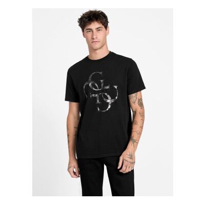 Guess para homem. M6RI03I3Z14 T-shirt BSC preta (XS), Preto, Casual, Algodão, Manga curta Guess para homem. M6RI03I3Z14 T-shirt BSC preta (XS), Preto, Casual, Algodão, Manga curta