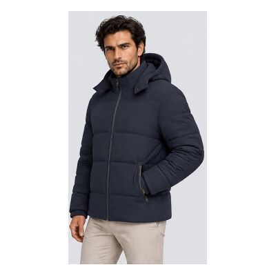 Guess para homem. M6BL58W4170 Jaqueta acolchoada elástica marinho (M), Casual, Poliamida Guess para homem. M6BL58W4170 Jaqueta acolchoada elástica marinho (M), Casual, Poliamida