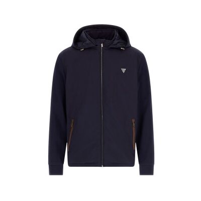 Guess para homem. M4YL27WEDJ0 Casaco corta-vento azul-marinho (XL), Casual, Poliéster Guess para homem. M4YL27WEDJ0 Casaco corta-vento azul-marinho (XL), Casual, Poliéster