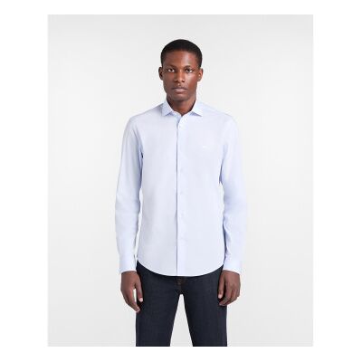 Harmont & Blaine para homem. CNQ011012523M Camisa elástica azul (XXL), Casual, Algodão, Clássico, Manga comprida Harmont & Blaine para homem. CNQ011012523M Camisa elástica azul (XXL), Casual, Algodão, Clássico, Manga comprida