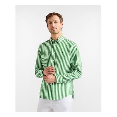 Harmont & Blaine para homem. CRQ001013683B Camisa às riscas verde Sorbetto (XXL), Casual, Algodão, Clássico, Manga comprida Harmont & Blaine para homem. CRQ001013683B Camisa às riscas verde Sorbetto (XXL), Casual, Algodão, Clássico, Manga comprida