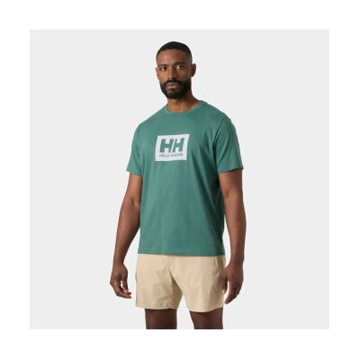 Helly Hansen para homem. 54597 T-shirt Box T 2.0 verde (S), Casual, Esportivo, Multisport, Manga curta Helly Hansen para homem. 54597 T-shirt Box T 2.0 verde (S), Casual, Esportivo, Multisport, Manga curta