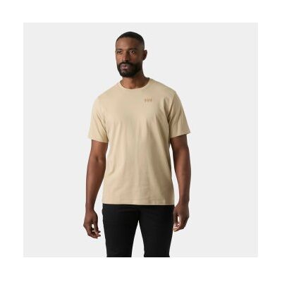 Helly Hansen para homem. 54599 T-shirt Core Graphic T 2.0 bege (M), Casual, Algodão, Manga curta Helly Hansen para homem. 54599 T-shirt Core Graphic T 2.0 bege (M), Casual, Algodão, Manga curta