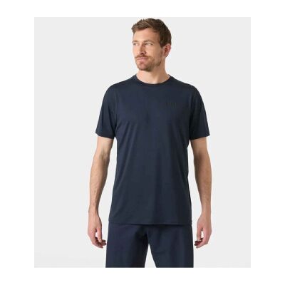 Helly Hansen para homem. 34580 T-shirt Hp Ocean azul-marinho (S), Casual, Manga curta, Polister Reciclado, Sustentável Helly Hansen para homem. 34580 T-shirt Hp Ocean azul-marinho (S), Casual, Manga curta, Polister Reciclado, Sustentável