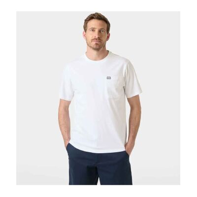 Helly Hansen para homem. 54530 T-shirt Hudson branca (M), Branco, Casual, Algodão, Manga curta Helly Hansen para homem. 54530 T-shirt Hudson branca (M), Branco, Casual, Algodão, Manga curta