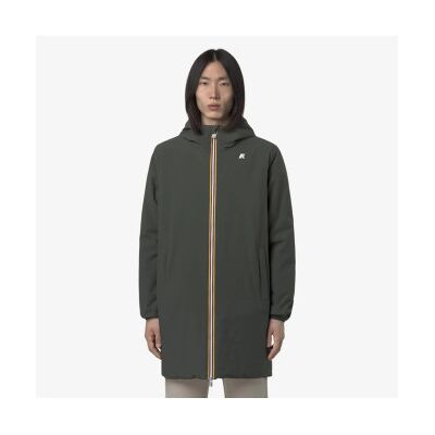 K-way para homem. K6128WW Casaco Jacob ST Reversível verde, cinzento (S), Casual, Poliéster K-way para homem. K6128WW Casaco Jacob ST Reversível verde, cinzento (S), Casual, Poliéster