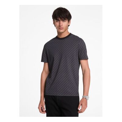 Michael Kors para homem. CS5529A5KS T-shirt com logótipo preto (M), Casual, Algodão, Manga curta Michael Kors para homem. CS5529A5KS T-shirt com logótipo preto (M), Casual, Algodão, Manga curta