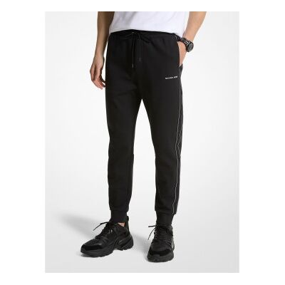 Michael Kors para homem. CT4524J5MF Calças Jogger Misturadas com riscas pretas (XL), Preto, Casual, Algodão Michael Kors para homem. CT4524J5MF Calças Jogger Misturadas com riscas pretas (XL), Preto, Casual, Algodão