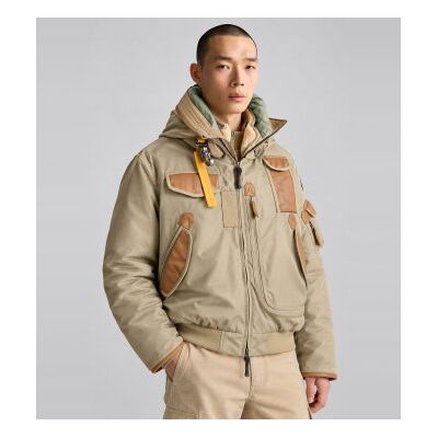 Parajumpers para homem. 26WMPMJKBV01 Jaqueta Gobi 20Th bege (XL), Casual, Poliamida Parajumpers para homem. 26WMPMJKBV01 Jaqueta Gobi 20Th bege (XL), Casual, Poliamida