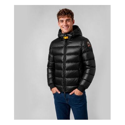 Parajumpers para homem. 26WMPMPUSX13 Casaco Pharrell preto (M), Casual, Poliéster Parajumpers para homem. 26WMPMPUSX13 Casaco Pharrell preto (M), Casual, Poliéster