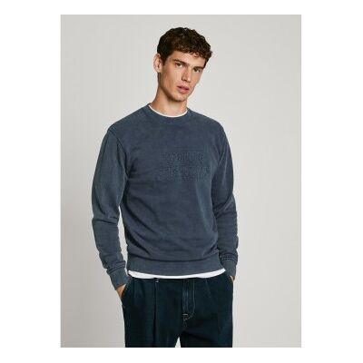 Pepe Jeans para homem. PM582760 Camisola Darius Crew azul (M), Casual, Sustentável Pepe Jeans para homem. PM582760 Camisola Darius Crew azul (M), Casual, Sustentável
