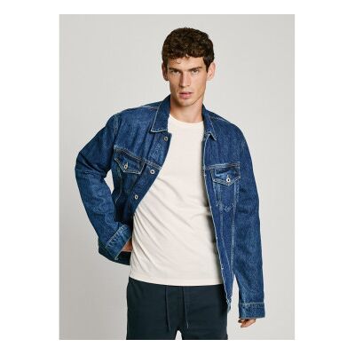 Pepe Jeans para homem. PM402715HW5 Casaco de ganga azul (XL), Casual, Denim Pepe Jeans para homem. PM402715HW5 Casaco de ganga azul (XL), Casual, Denim