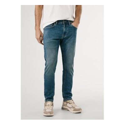 Pepe Jeans para homem. PM2073898AE Calças de ganga Gymdigo Steel Slim azul (31/30), Casual, Algodão, Denim Pepe Jeans para homem. PM2073898AE Calças de ganga Gymdigo Steel Slim azul (31/30), Casual, Algodão, Denim