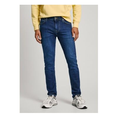 Pepe Jeans para homem. PM207387DP7 Calças de ganga skinny azuis (34/32), Azul, Casual, Algodão, Denim Pepe Jeans para homem. PM207387DP7 Calças de ganga skinny azuis (34/32), Azul, Casual, Algodão, Denim