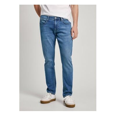 Pepe Jeans para homem. PM207389HV1 Calças de ganga Gymdigo Track Slim azul (38/32), Casual, Algodão, Denim, Sustentável Pepe Jeans para homem. PM207389HV1 Calças de ganga Gymdigo Track Slim azul (38/32), Casual, Algodão, Denim, Sustentável
