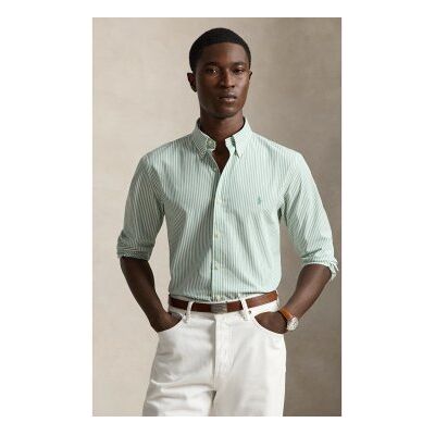 Polo Ralph Lauren para homem. 710929346505 Camisa de popelina e elástico Custom Fit azul (XL), Casual, Verde, Algodão, Manga comprida Polo Ralph Lauren para homem. 710929346505 Camisa de popelina e elástico Custom Fit azul (XL), Casual, Verde, Algodão, Manga comprida