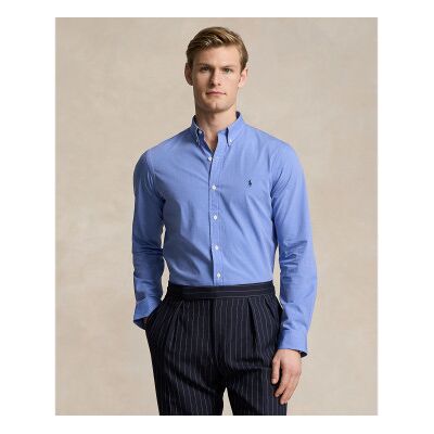 Polo Ralph Lauren para homem. 710928254003 Camisa fil-à-fil elástica de corte justo azul (XL), Casual, Sapatos de Festa, Algodão, Clássico, Polo Ralph Lauren para homem. 710928254003 Camisa fil-à-fil elástica de corte justo azul (XL), Casual, Sapatos de Festa, Algodão, Clássico,