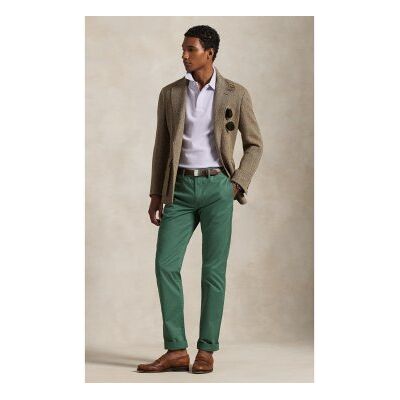Polo Ralph Lauren para homem. 710690138064 Calça chino Bedford Straight Fit verde (30/32), Casual, Algodão Polo Ralph Lauren para homem. 710690138064 Calça chino Bedford Straight Fit verde (30/32), Casual, Algodão