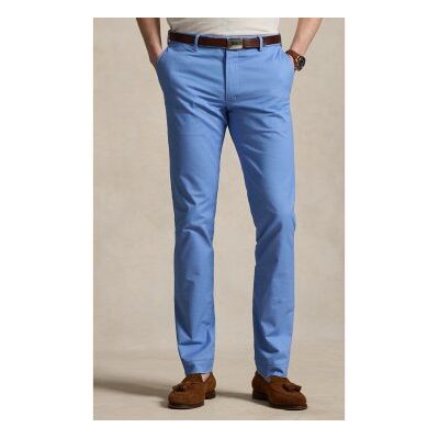 Polo Ralph Lauren para homem. 710B22623002 Calça chino Greenwich Slim Fit azul (32/34), Casual, Algodão, Clássico Polo Ralph Lauren para homem. 710B22623002 Calça chino Greenwich Slim Fit azul (32/34), Casual, Algodão, Clássico