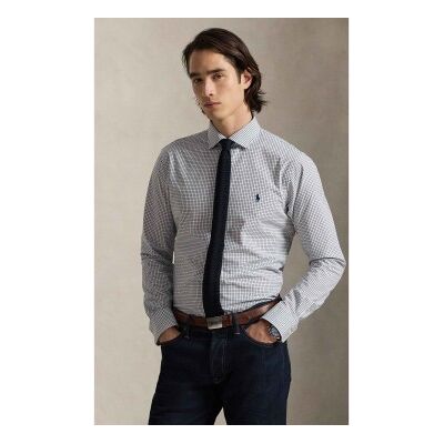 Polo Ralph Lauren para homem. 710974534012 Camisa de popelina elástica de ajuste personalizado Branco (XL), Casual, Algodão, Clássico, Manga Polo Ralph Lauren para homem. 710974534012 Camisa de popelina elástica de ajuste personalizado Branco (XL), Casual, Algodão, Clássico, Manga