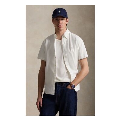 Polo Ralph Lauren para homem. 710850782010 Camisa oxford Custom Fit branco (XXL), Casual, Algodão, Manga curta Polo Ralph Lauren para homem. 710850782010 Camisa oxford Custom Fit branco (XXL), Casual, Algodão, Manga curta