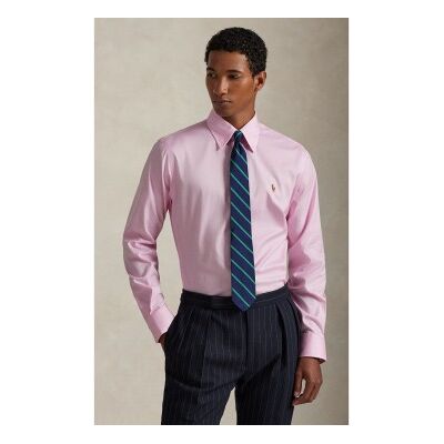 Polo Ralph Lauren para homem. 712968980001 Camisa oxford Custom Fit rosa (46), Casual, Algodão, Clássico, Manga comprida Polo Ralph Lauren para homem. 712968980001 Camisa oxford Custom Fit rosa (46), Casual, Algodão, Clássico, Manga comprida