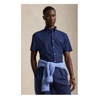 Polo Ralph Lauren para homem. 710945315002 Camisa Custom marinho (S), Casual, Algodão, Manga comprida Polo Ralph Lauren para homem. 710945315002 Camisa Custom marinho (S), Casual, Algodão, Manga comprida