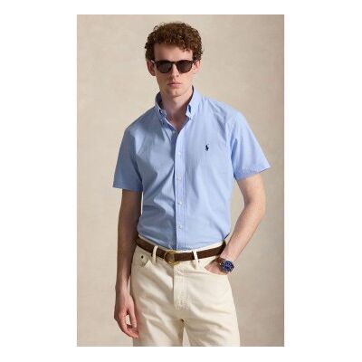 Polo Ralph Lauren para homem. 710945315500 Camisa Custom azul (S), Casual, Algodão, Manga curta Polo Ralph Lauren para homem. 710945315500 Camisa Custom azul (S), Casual, Algodão, Manga curta