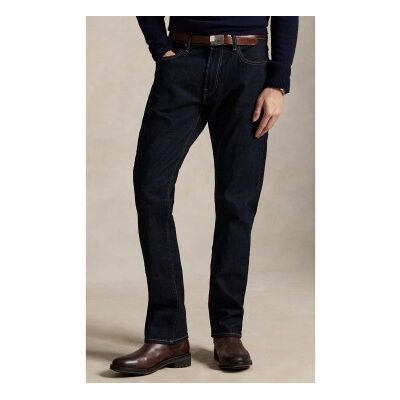 Polo Ralph Lauren para homem. 710982495001 Jeans Hampton elásticos Straight Fit azul-marinho (30/34), Casual, Algodão, Denim Polo Ralph Lauren para homem. 710982495001 Jeans Hampton elásticos Straight Fit azul-marinho (30/34), Casual, Algodão, Denim