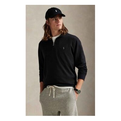 Polo Ralph Lauren para homem. 710812963037 Suéter de luxuoso tricô com zíper preto (XL), Casual, Algodão Polo Ralph Lauren para homem. 710812963037 Suéter de luxuoso tricô com zíper preto (XL), Casual, Algodão