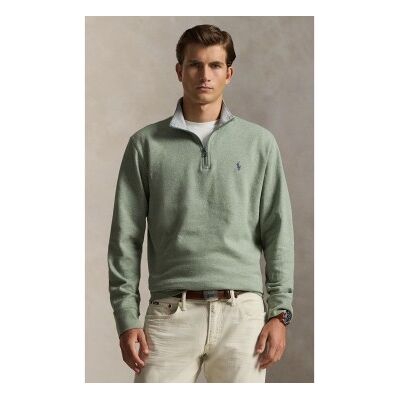 Polo Ralph Lauren para homem. 710812963501 Suéter de malha com zíper curto verde (L), Casual, Algodão, Manga comprida Polo Ralph Lauren para homem. 710812963501 Suéter de malha com zíper curto verde (L), Casual, Algodão, Manga comprida